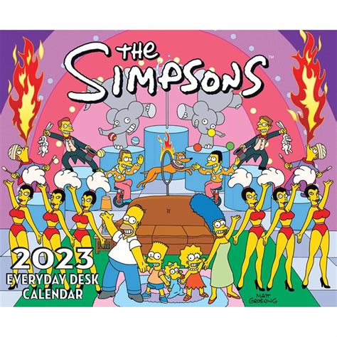 Simpsons Desk Calendar 2023